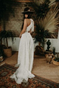 Boho hochzeitskleid Jade aus Spitze