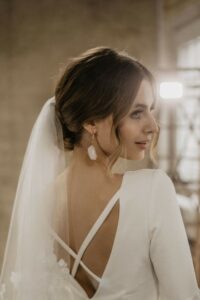 Ohrringe Moana in gold/ivory