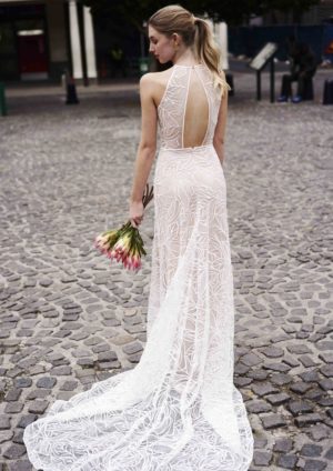 Hochzeitskleid Strelitzia by Alenaleena bridal